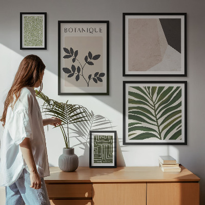 Modernes wandbilder-set Moderne Pflanzeninspirationen