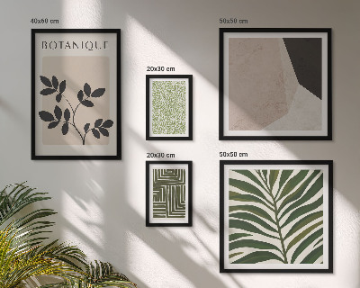 Modernes wandbilder-set Moderne Pflanzeninspirationen