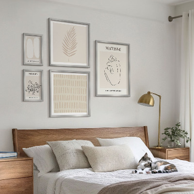 Bilderset fürs sofa Formen im minimalistischen Stil