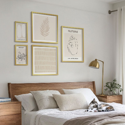 Bilderset fürs sofa Formen im minimalistischen Stil