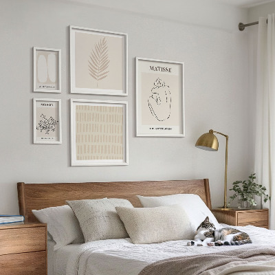Bilderset fürs sofa Formen im minimalistischen Stil