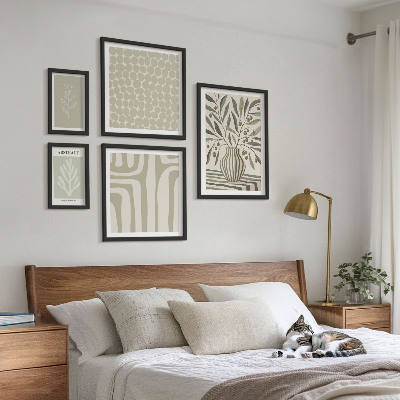Bildergalerie-set für die wand Skandinavische Pflanzenmuster