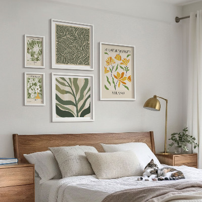 Modernes wandbilder-set Moderne Pflanzenmotive