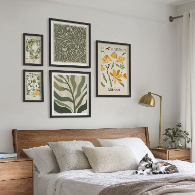 Modernes wandbilder-set Moderne Pflanzenmotive