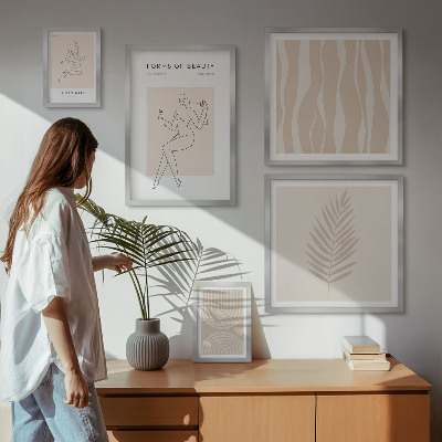 Modernes wandbilder-set Schöne minimalistische Motive