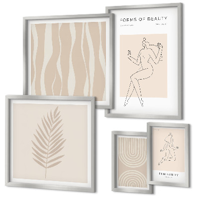 Modernes wandbilder-set Schöne minimalistische Motive