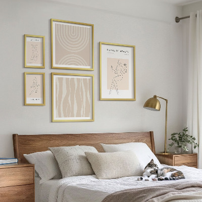 Bilderset fürs sofa Minimalistische Schönheitsformen