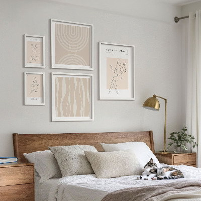 Bilderset fürs sofa Minimalistische Schönheitsformen