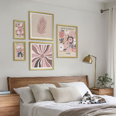 Bildergalerie-set für die wand Blumenmärkte im Boho-Stil