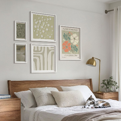 Modernes wandbilder-set Pflanzenmotive, Boho-Muster