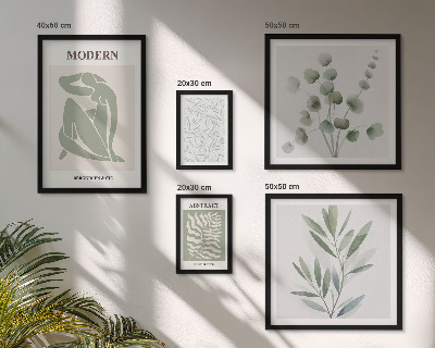 Bildergalerie-set für die wand Stilvolle dekorative Pflanzenmotive