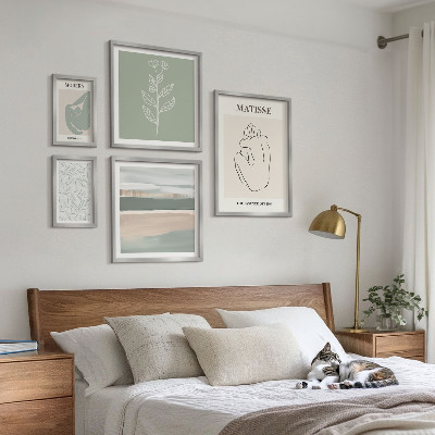 Modernes wandbilder-set Stilvolle Pflanzengrafiken