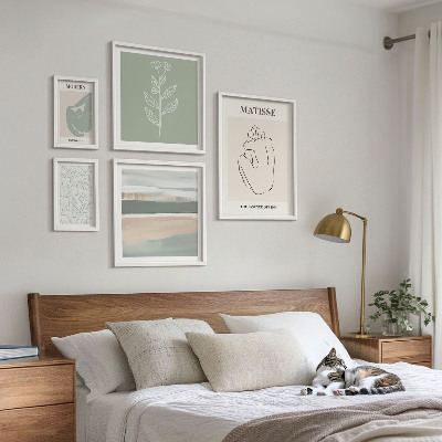 Modernes wandbilder-set Stilvolle Pflanzengrafiken