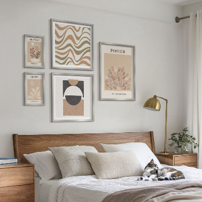 Bildergalerie-set für die wand Stilvolle Pflanzenabstraktionen