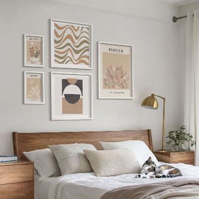 Bildergalerie-set für die wand Stilvolle Pflanzenabstraktionen