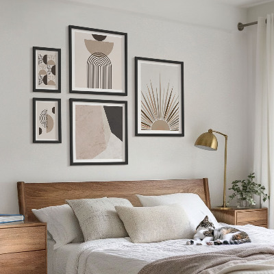 Bildergalerie-set für die wand Abstrakte geometrische Formen