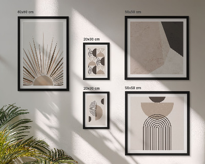Bildergalerie-set für die wand Abstrakte geometrische Formen