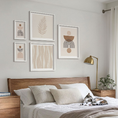 Modernes wandbilder-set Abstrakte Formen der Natur