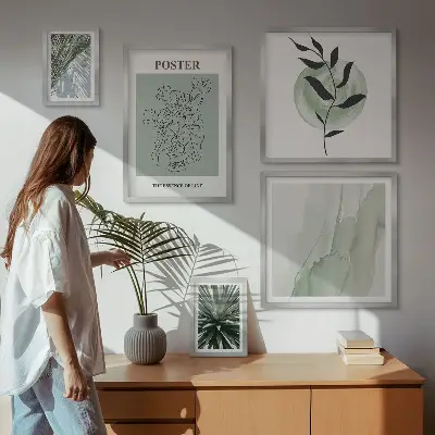 Bilderset Pflanzeninspirationen Natur für das Sofa
