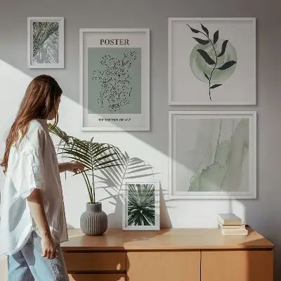 Bilderset Pflanzeninspirationen Natur für das Sofa