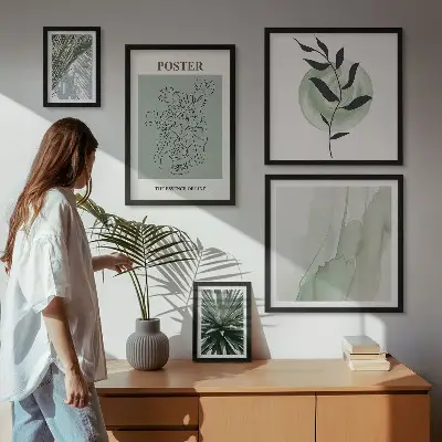 Bilderset Pflanzeninspirationen Natur für das Sofa