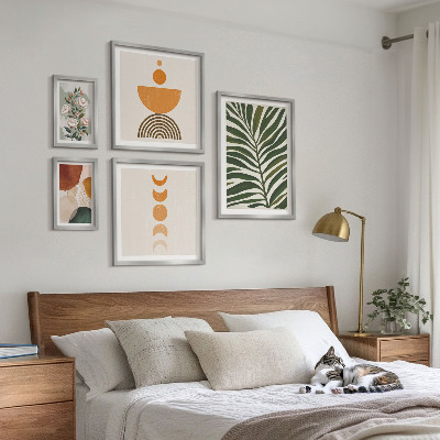 Bildergalerie-set für die wand Pflanzenmuster, Boho-Formen
