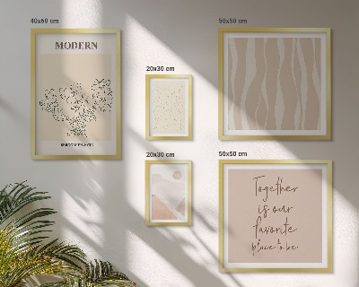 Modernes wandbilder-set Modernes minimalistisches Set