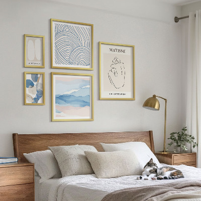 Bildergalerie-set für die wand Stilvolle abstrakte Naturgrafiken
