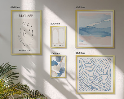 Bildergalerie-set für die wand Stilvolle abstrakte Naturgrafiken