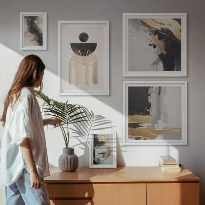 Bildergalerie-set für die wand Abstrakte moderne Kompositionen