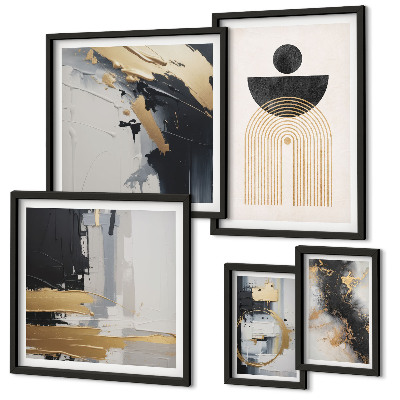 Bildergalerie-set für die wand Abstrakte moderne Kompositionen