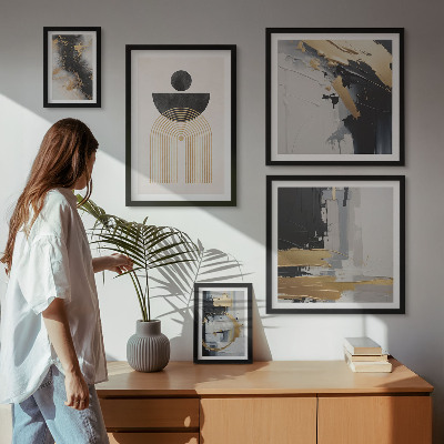 Bildergalerie-set für die wand Abstrakte moderne Kompositionen
