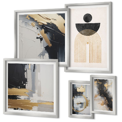 Bildergalerie-set für die wand Abstrakte moderne Kompositionen