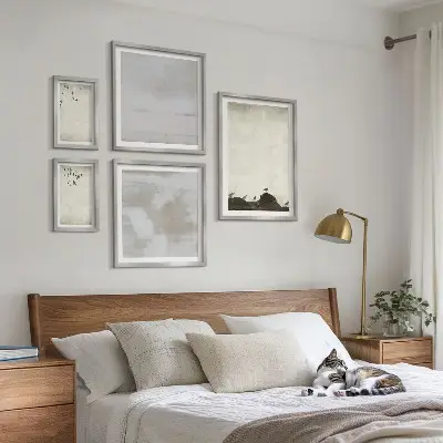 Bilderset Industrielle Vogelschar fürs Sofa