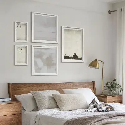 Bilderset Industrielle Vogelschar fürs Sofa