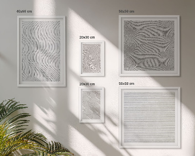 Modernes wandbilder-set Sandmuster Strukturen Geometrie
