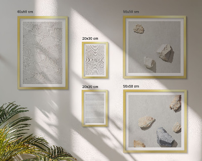 Bildergalerie-set für die wand Geometrische Pappsteine