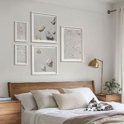 Bildergalerie-set für die wand Geometrische Pappsteine