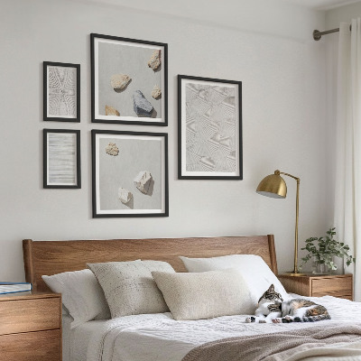 Bildergalerie-set für die wand Geometrische Pappsteine
