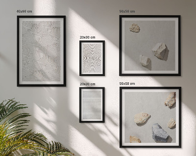 Bildergalerie-set für die wand Geometrische Pappsteine