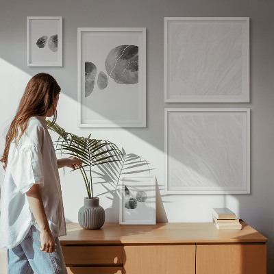 Modernes wandbilder-set Abstrakte Farbflecken Malerei