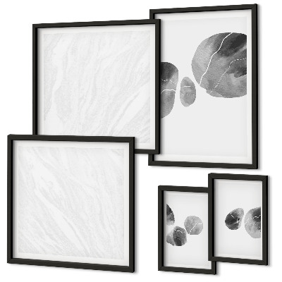 Modernes wandbilder-set Abstrakte Farbflecken Malerei