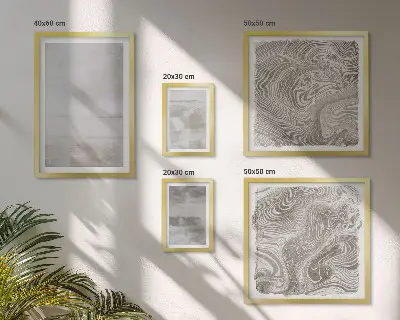 Bildergalerie-Set für die Wand in moderner Optik mit abgenutzten Texturen