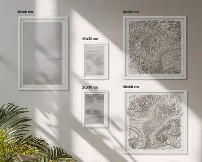 Bildergalerie-Set für die Wand in moderner Optik mit abgenutzten Texturen