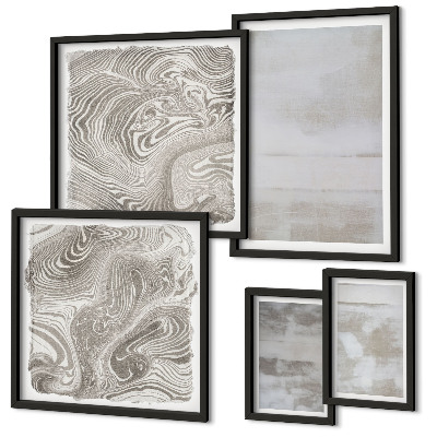 Bildergalerie-set für die wand Abgenutzte Texturen, moderner Stil