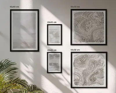 Bildergalerie-Set für die Wand in moderner Optik mit abgenutzten Texturen