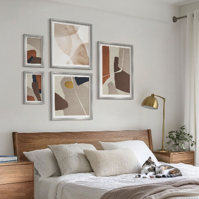 Bilderset fürs sofa Abstrakte moderne Formen