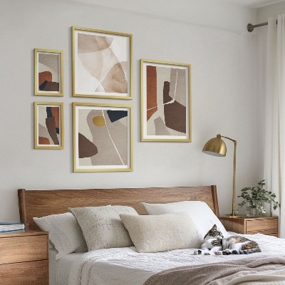 Bilderset fürs sofa Abstrakte moderne Formen