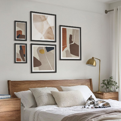 Bilderset fürs sofa Abstrakte moderne Formen