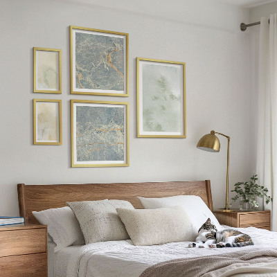 Bildergalerie-set für die wand Pastellfarben-Aquarelltexturen